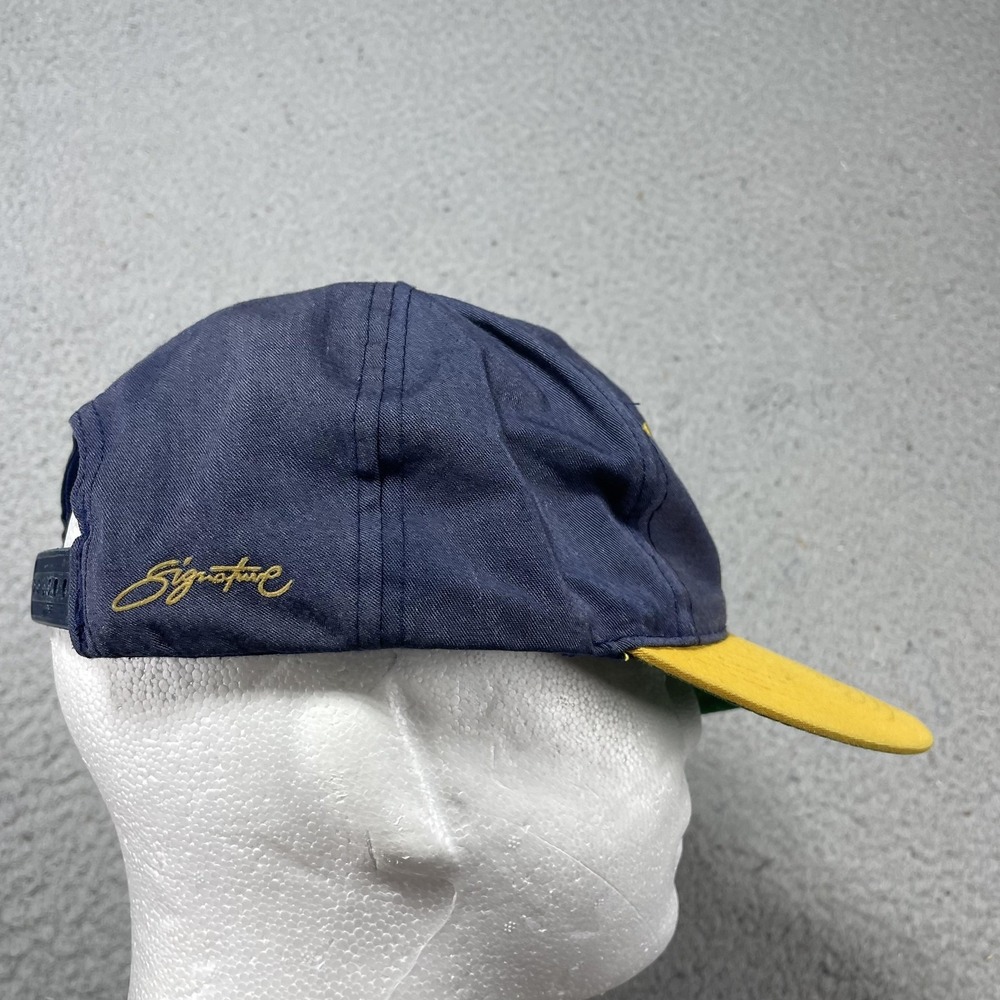 Vintage Michigan Wolverines Hat Cap Snap Back‎ Mens One Size Blue NCAA The Game - Picture 4 of 7